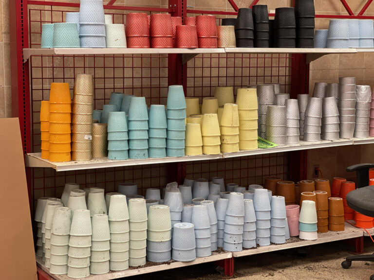 Ceramic Pots Assorted Colors
